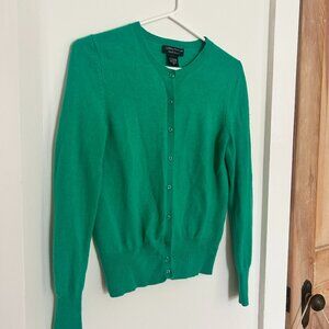 Lord & Taylor Crewneck Cashmere Cardigan